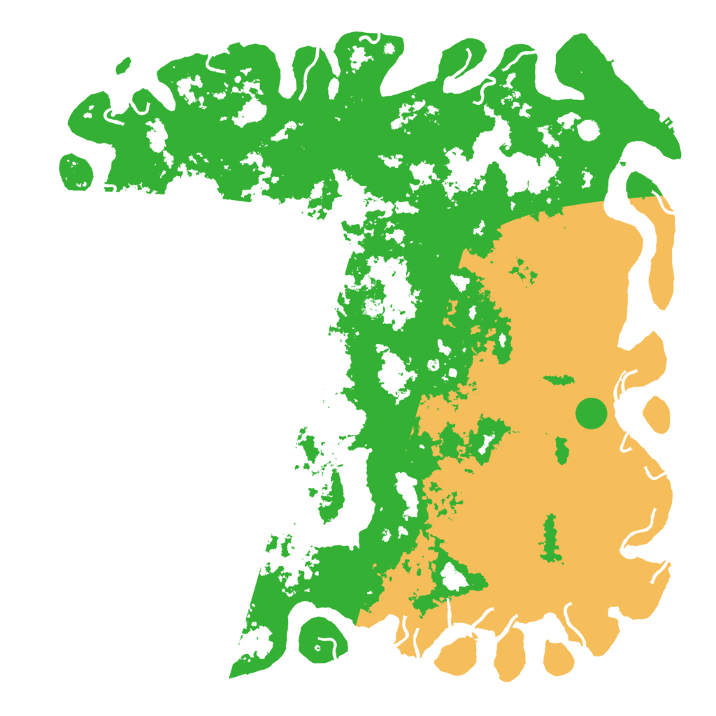Biome Rust Map: Procedural Map, Size: 6000, Seed: 57898748