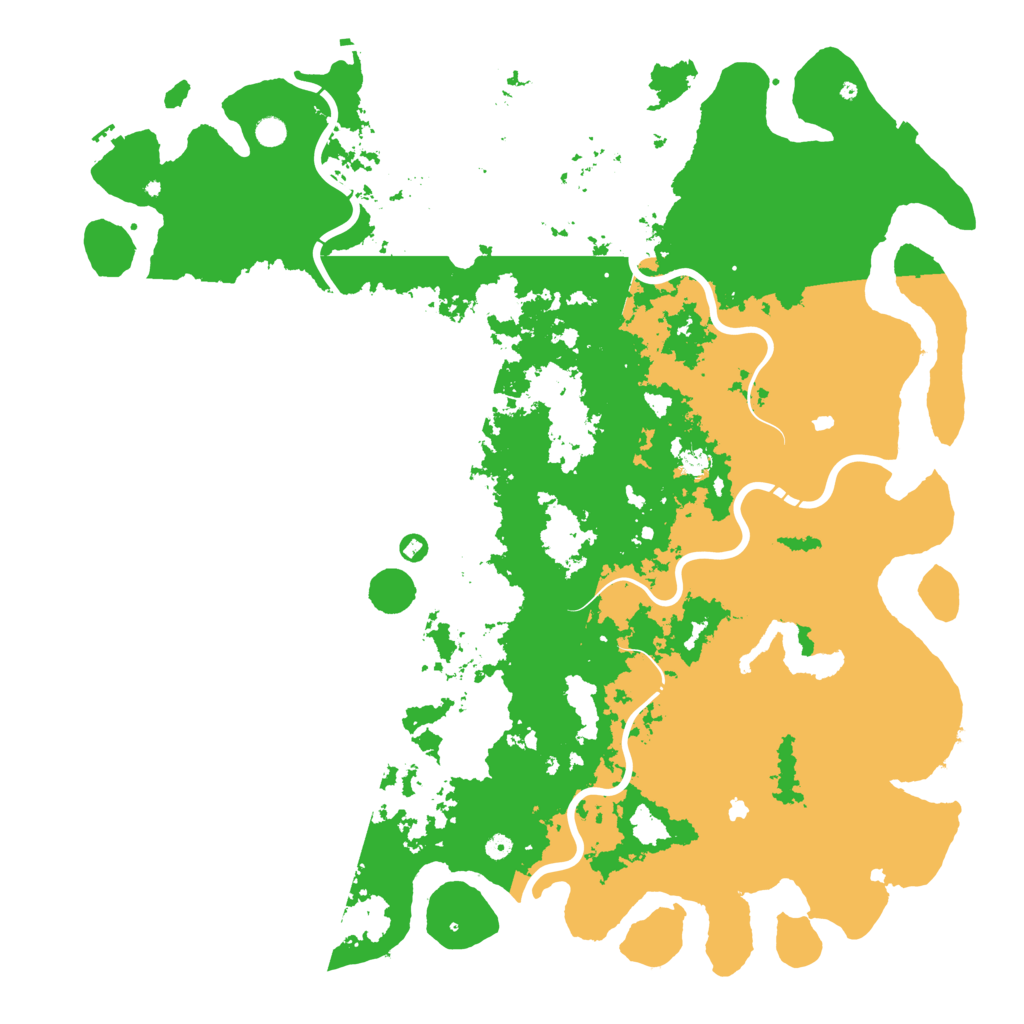 Biome Rust Map: Procedural Map, Size: 6000, Seed: 57898748