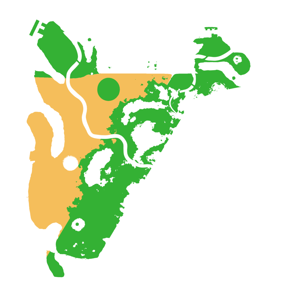 Biome Rust Map: Procedural Map, Size: 3500, Seed: 647346734