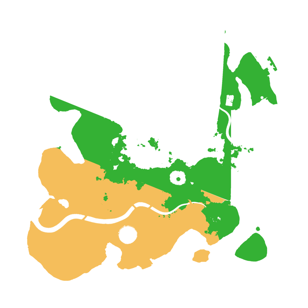 Biome Rust Map: Procedural Map, Size: 3000, Seed: 59685