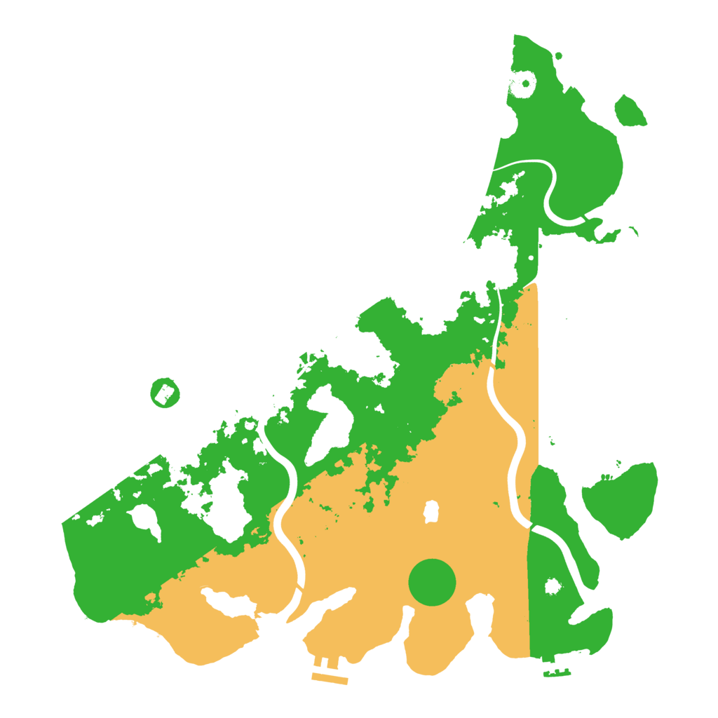 Biome Rust Map: Procedural Map, Size: 4000, Seed: 297941079