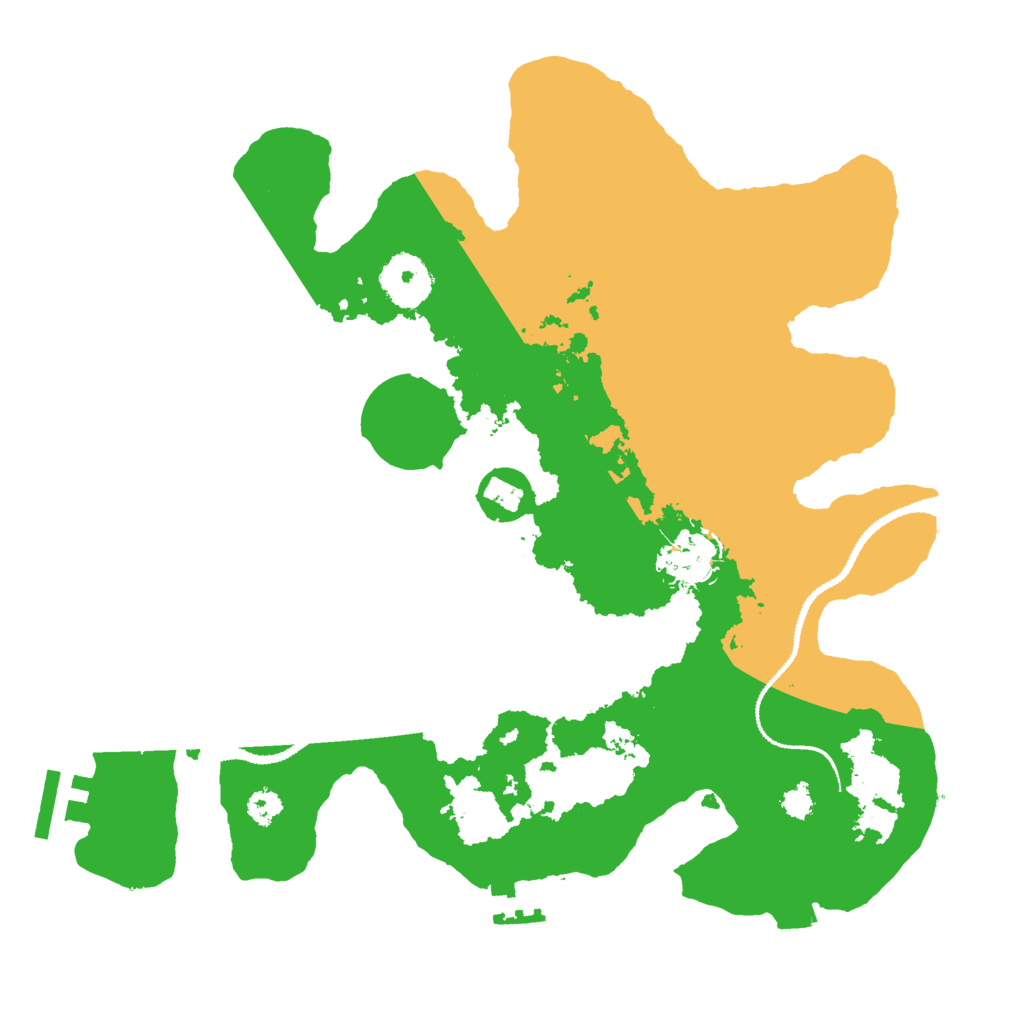 Biome Rust Map: Procedural Map, Size: 3000, Seed: 796167818