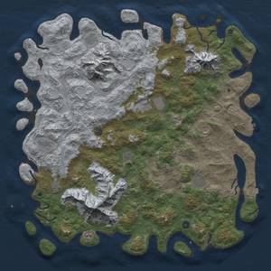 Thumbnail Rust Map: Procedural Map, Size: 5500, Seed: 20122023, 18 Monuments