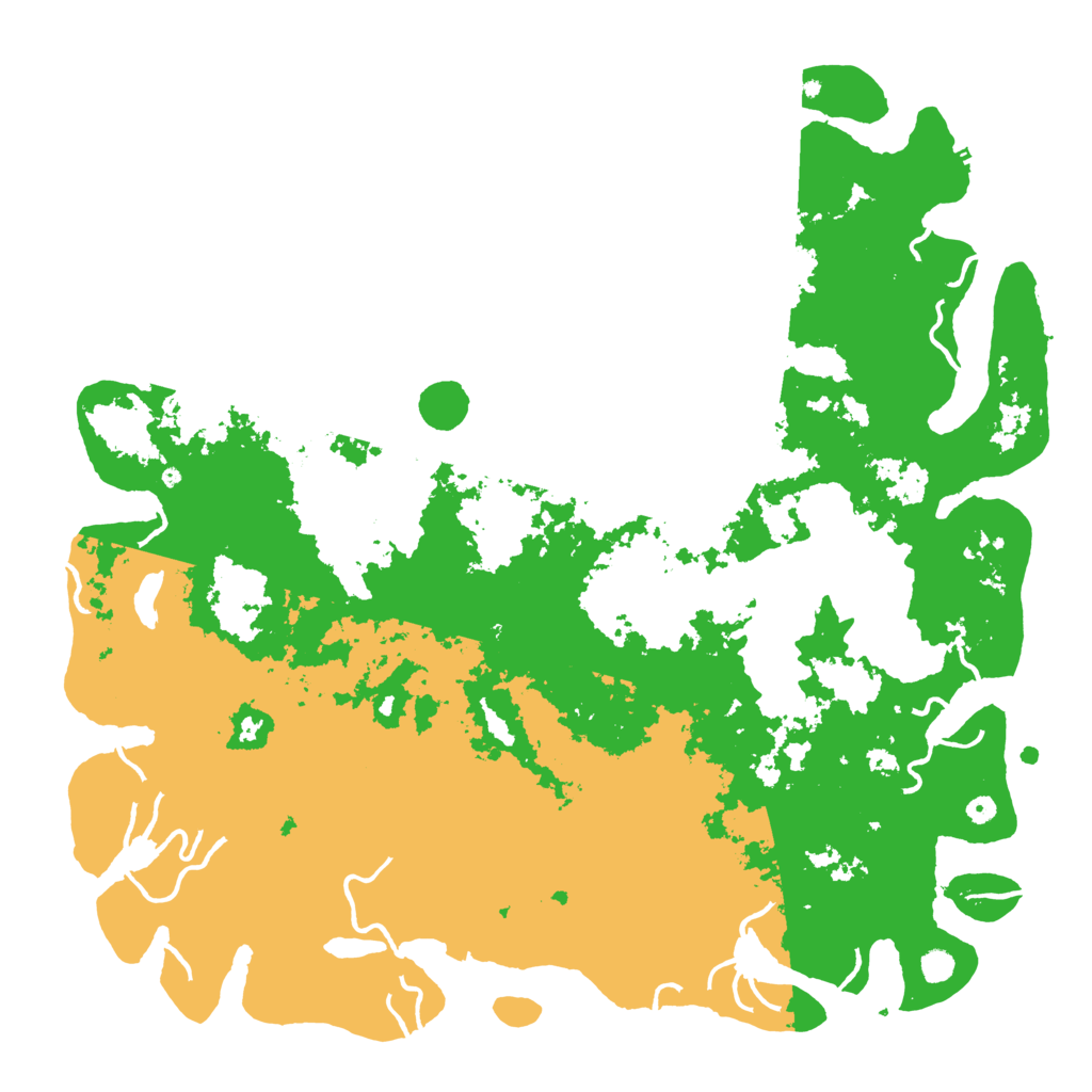 Biome Rust Map: Procedural Map, Size: 6000, Seed: 31564649