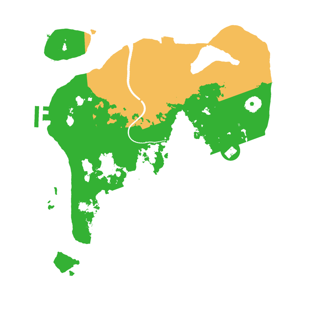 Biome Rust Map: Procedural Map, Size: 3000, Seed: 578324