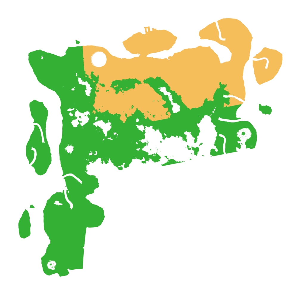 Biome Rust Map: Procedural Map, Size: 3500, Seed: 8987480