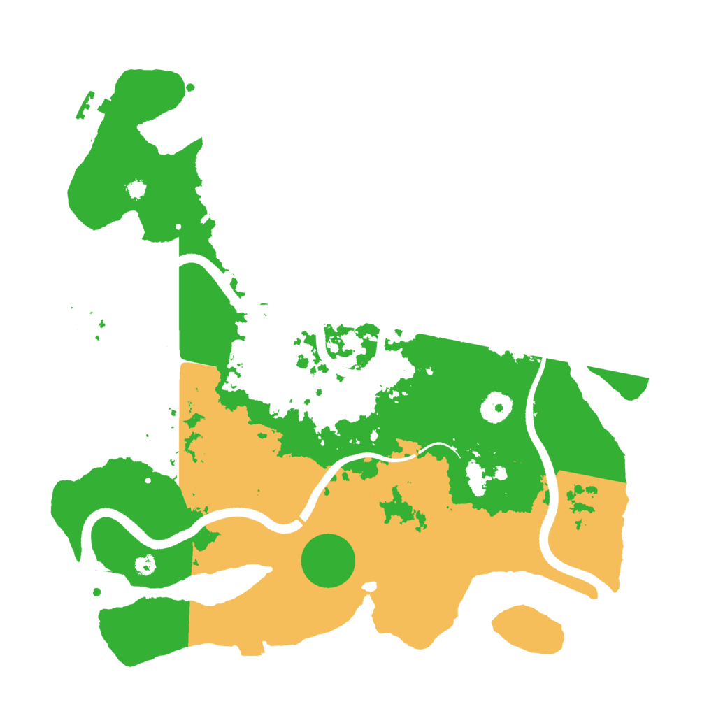 Biome Rust Map: Procedural Map, Size: 3500, Seed: 24353604
