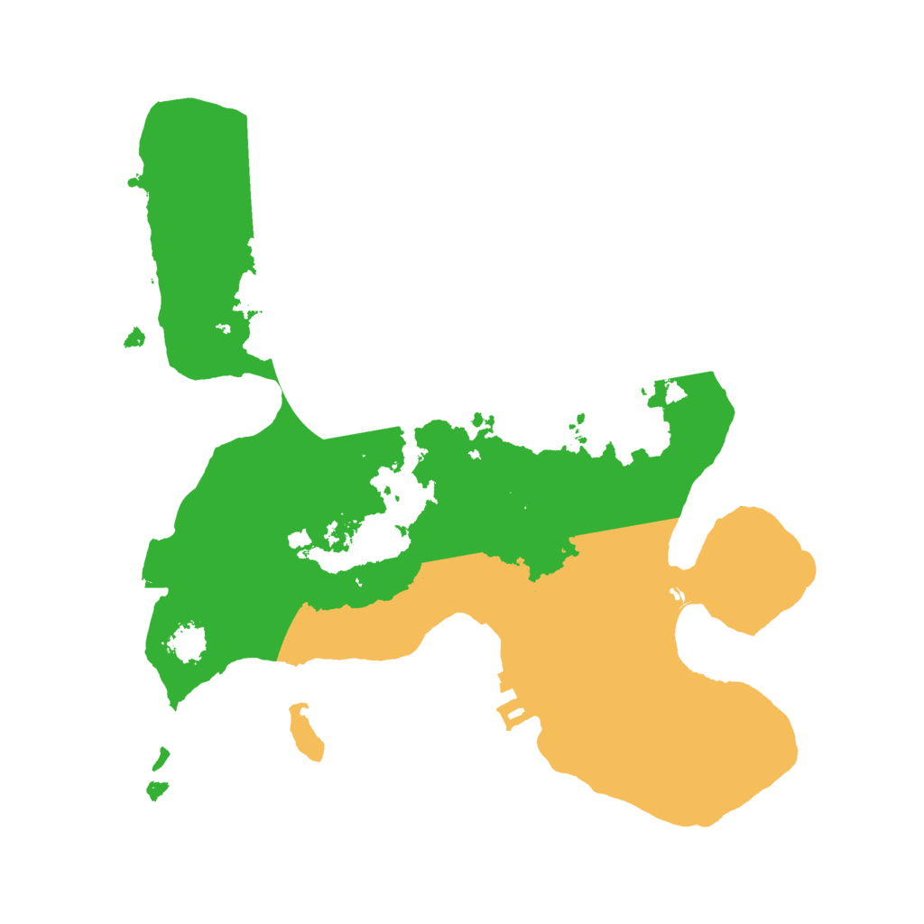 Biome Rust Map: Procedural Map, Size: 2200, Seed: 1049323814