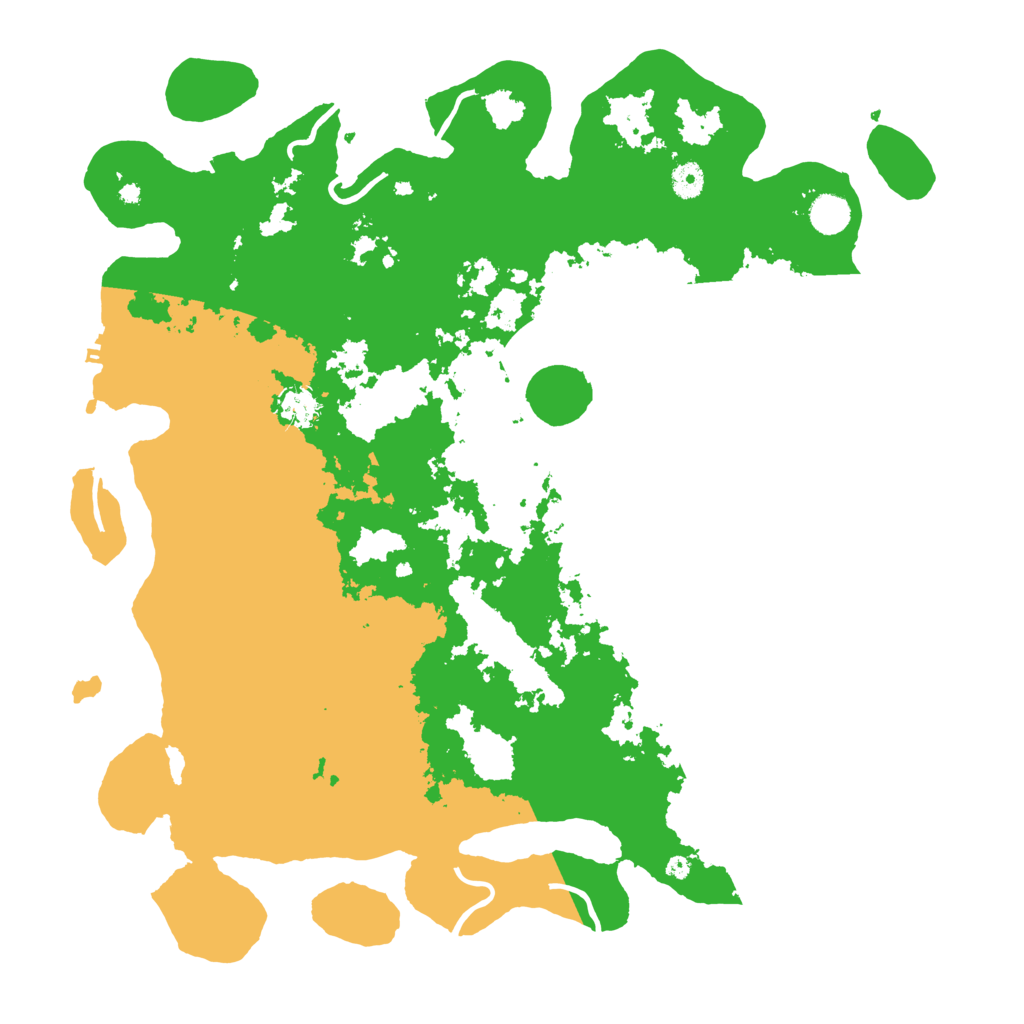 Biome Rust Map: Procedural Map, Size: 4500, Seed: 1465