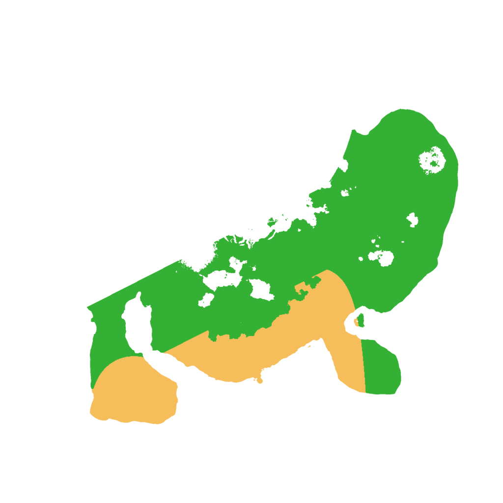 Biome Rust Map: Procedural Map, Size: 2000, Seed: 109030306