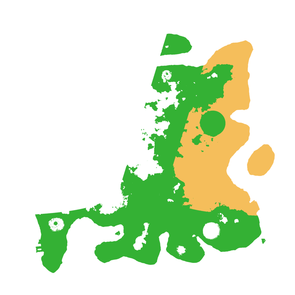 Biome Rust Map: Procedural Map, Size: 3100, Seed: 55005