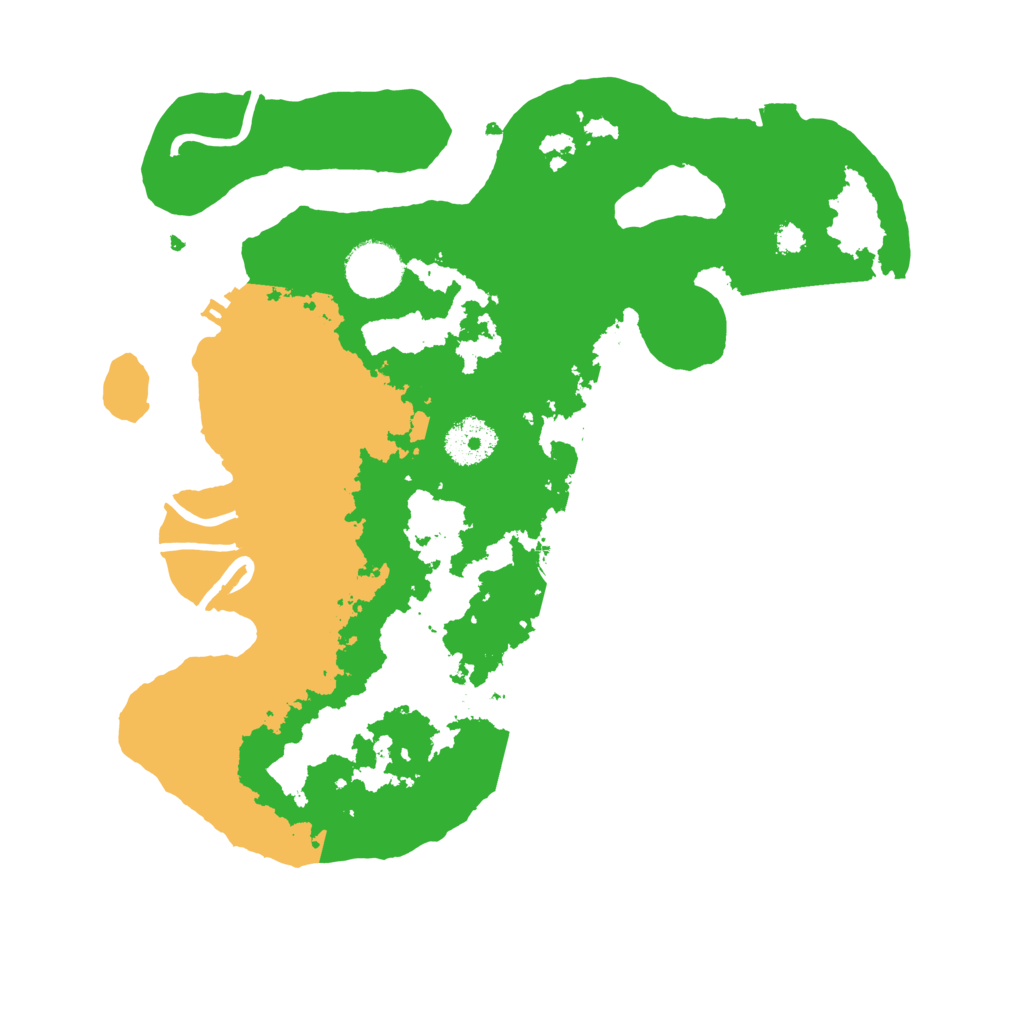 Biome Rust Map: Procedural Map, Size: 3200, Seed: 2461503