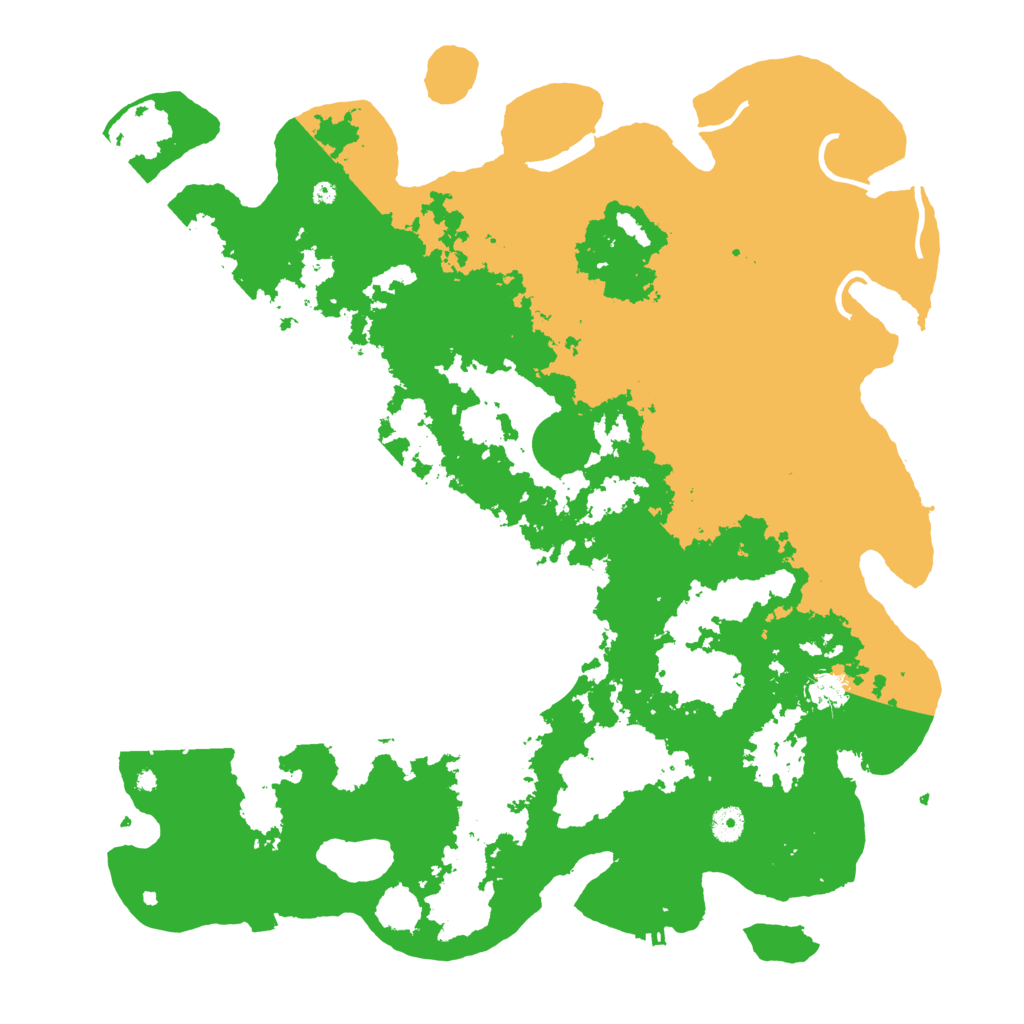 Biome Rust Map: Procedural Map, Size: 4500, Seed: 43332341