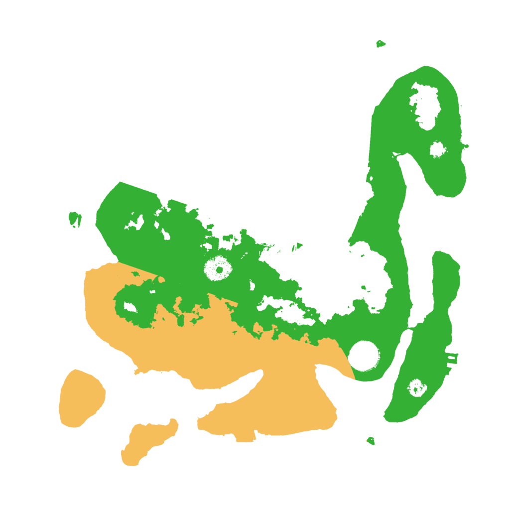 Biome Rust Map: Procedural Map, Size: 3000, Seed: 3572