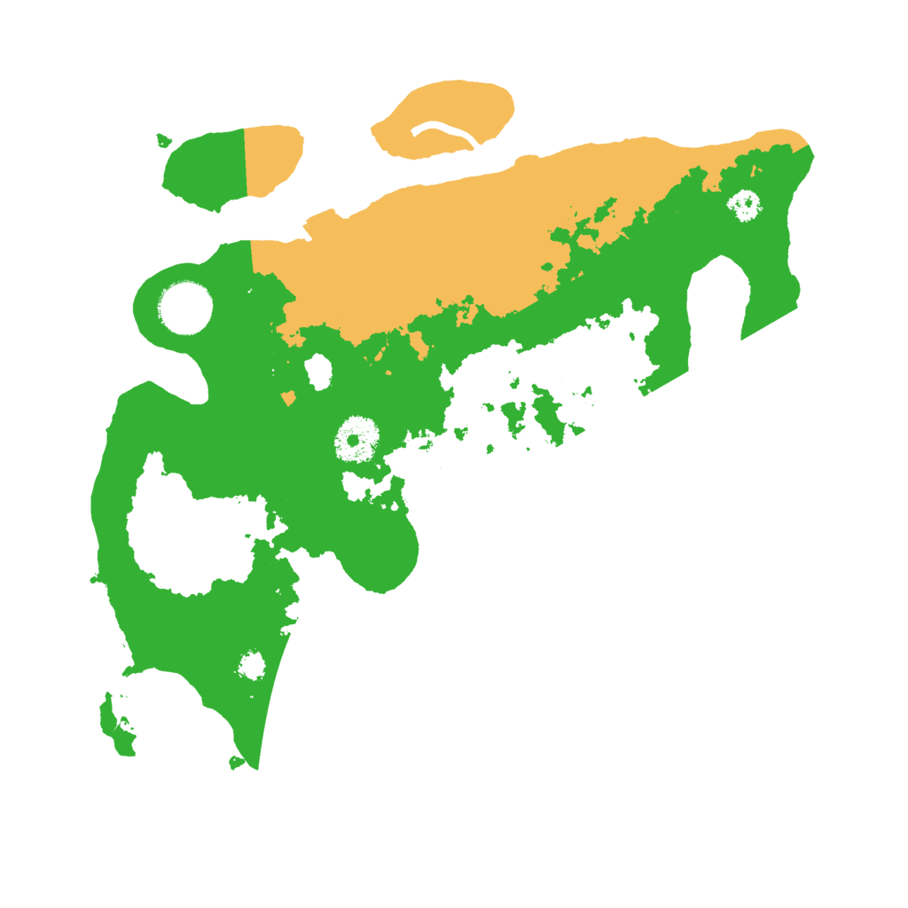 Biome Rust Map: Procedural Map, Size: 3000, Seed: 279518