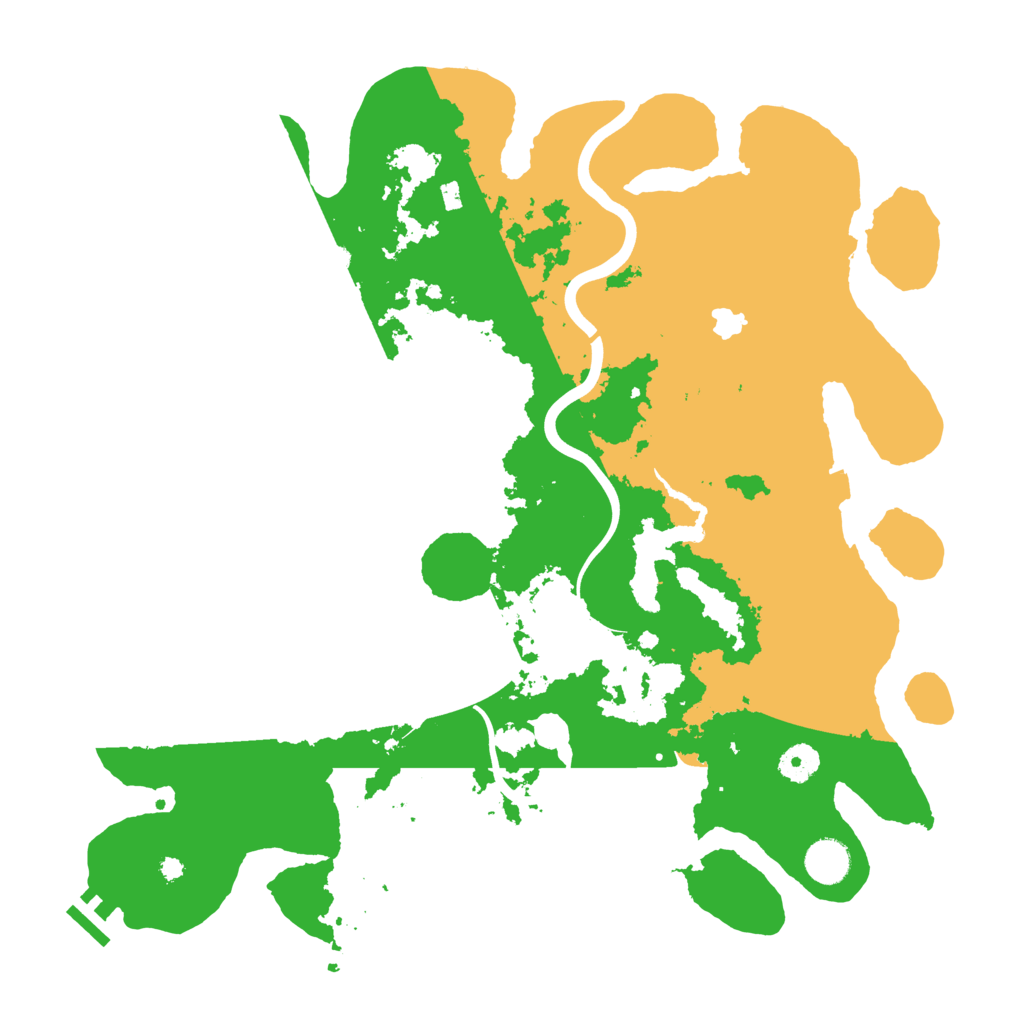Biome Rust Map: Procedural Map, Size: 4000, Seed: 8055