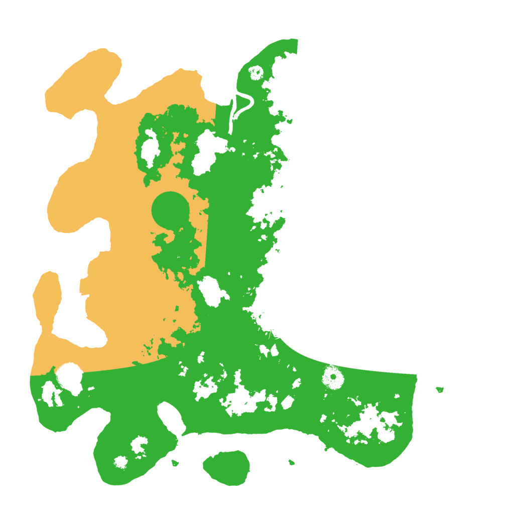 Biome Rust Map: Procedural Map, Size: 3600, Seed: 7634280