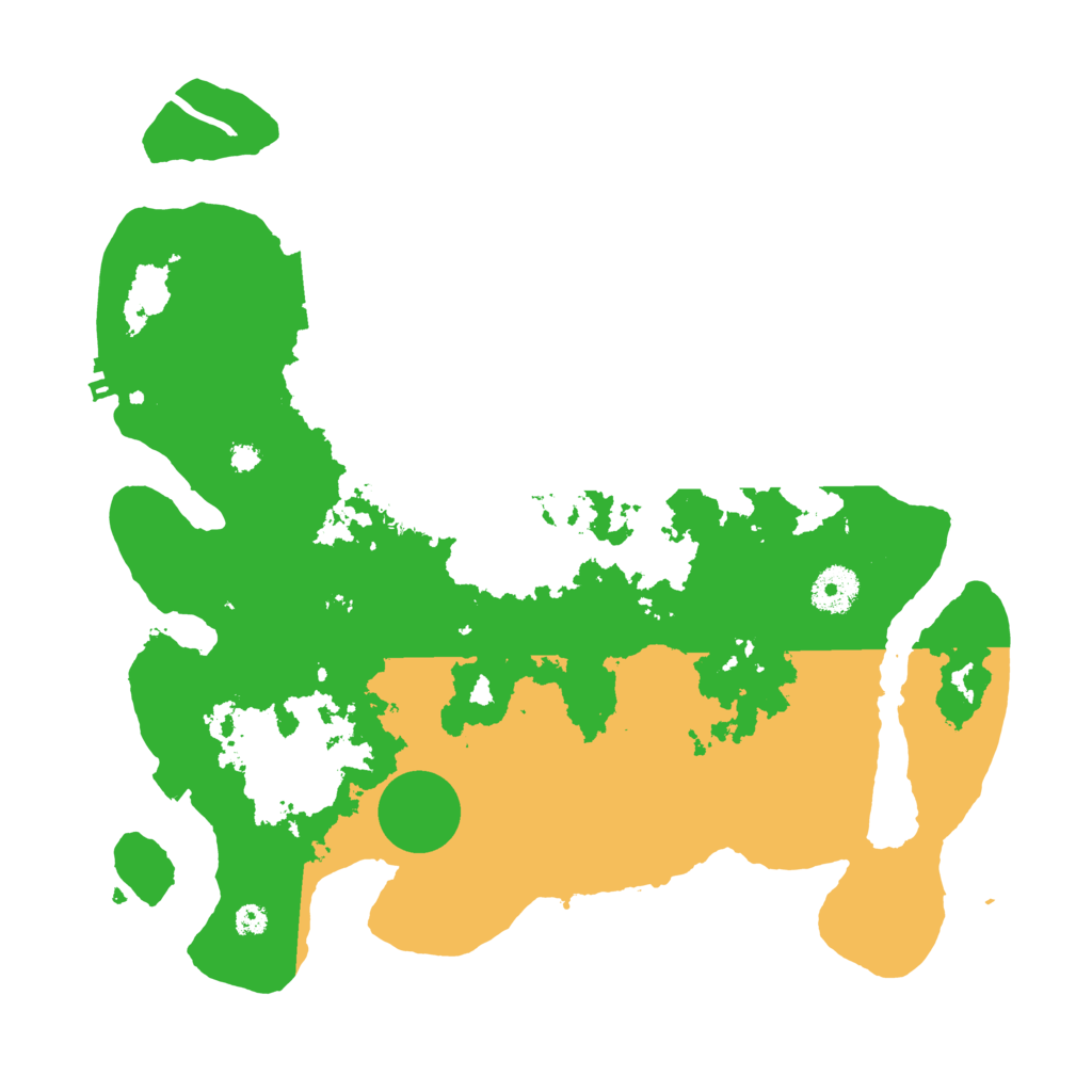 Biome Rust Map: Procedural Map, Size: 3500, Seed: 299503219