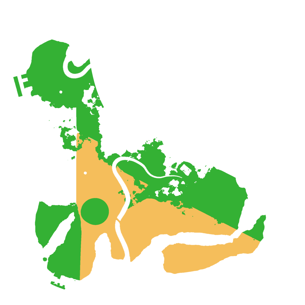 Biome Rust Map: Procedural Map, Size: 3000, Seed: 14386