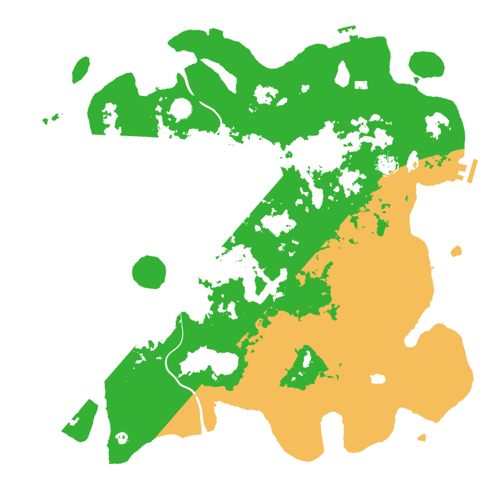 Biome Rust Map: Procedural Map, Size: 4200, Seed: 4041984