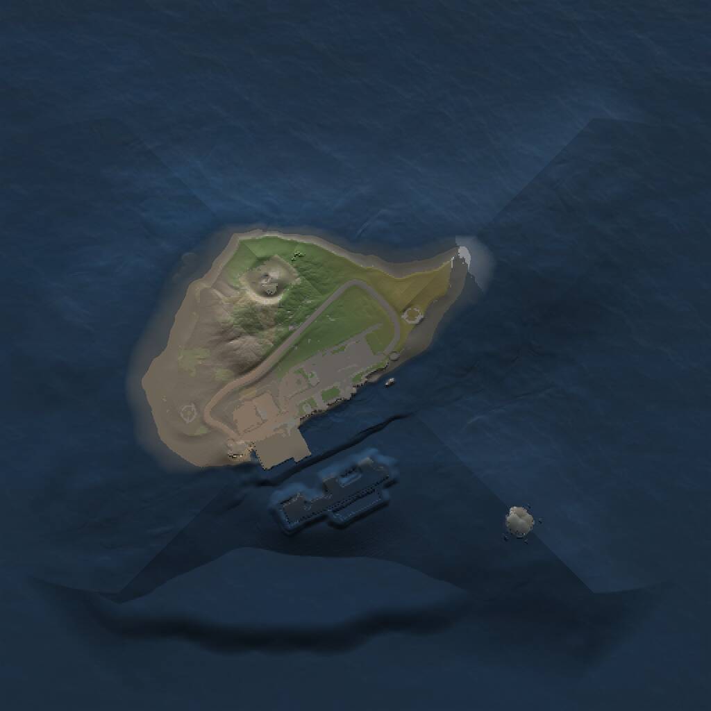 Rust Map: Procedural Map, Size: 1000, Seed: 855280419, 2 Monuments