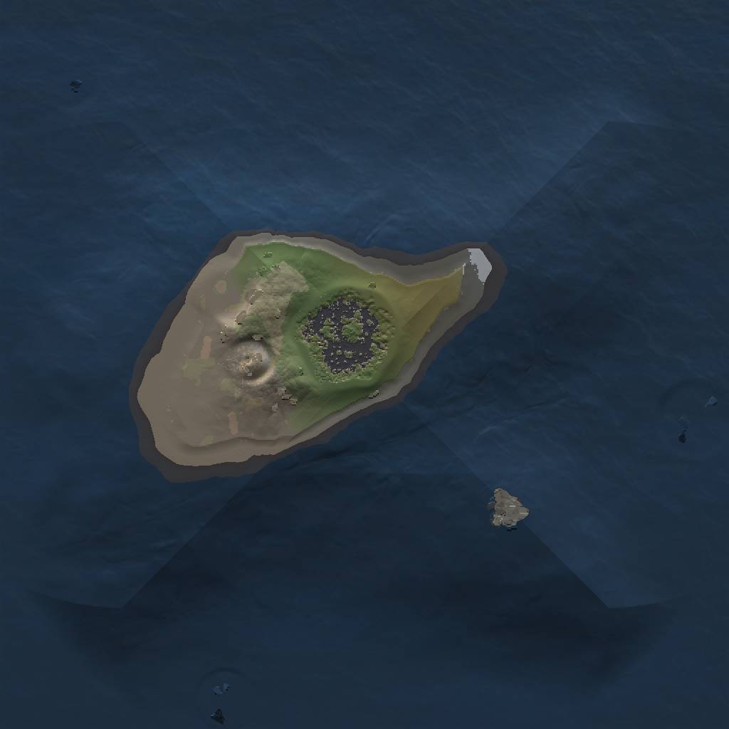 Rust Map: Procedural Map, Size: 1000, Seed: 855280419, 3 Monuments