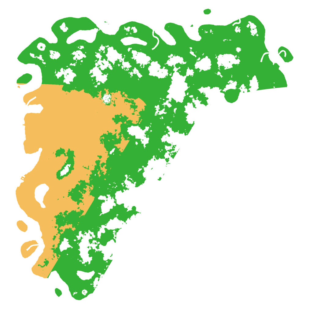 Biome Rust Map: Procedural Map, Size: 6000, Seed: 134938913