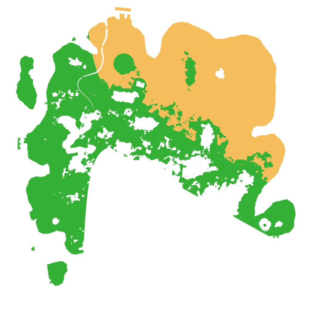 Biome Rust Map: Procedural Map, Size: 4000, Seed: 461561587