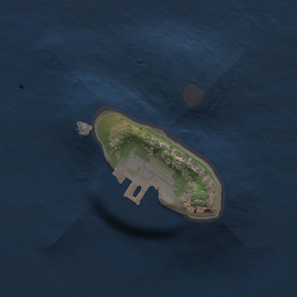 Rust Map: Procedural Map, Size: 1000, Seed: 1833242714, 4 Monuments