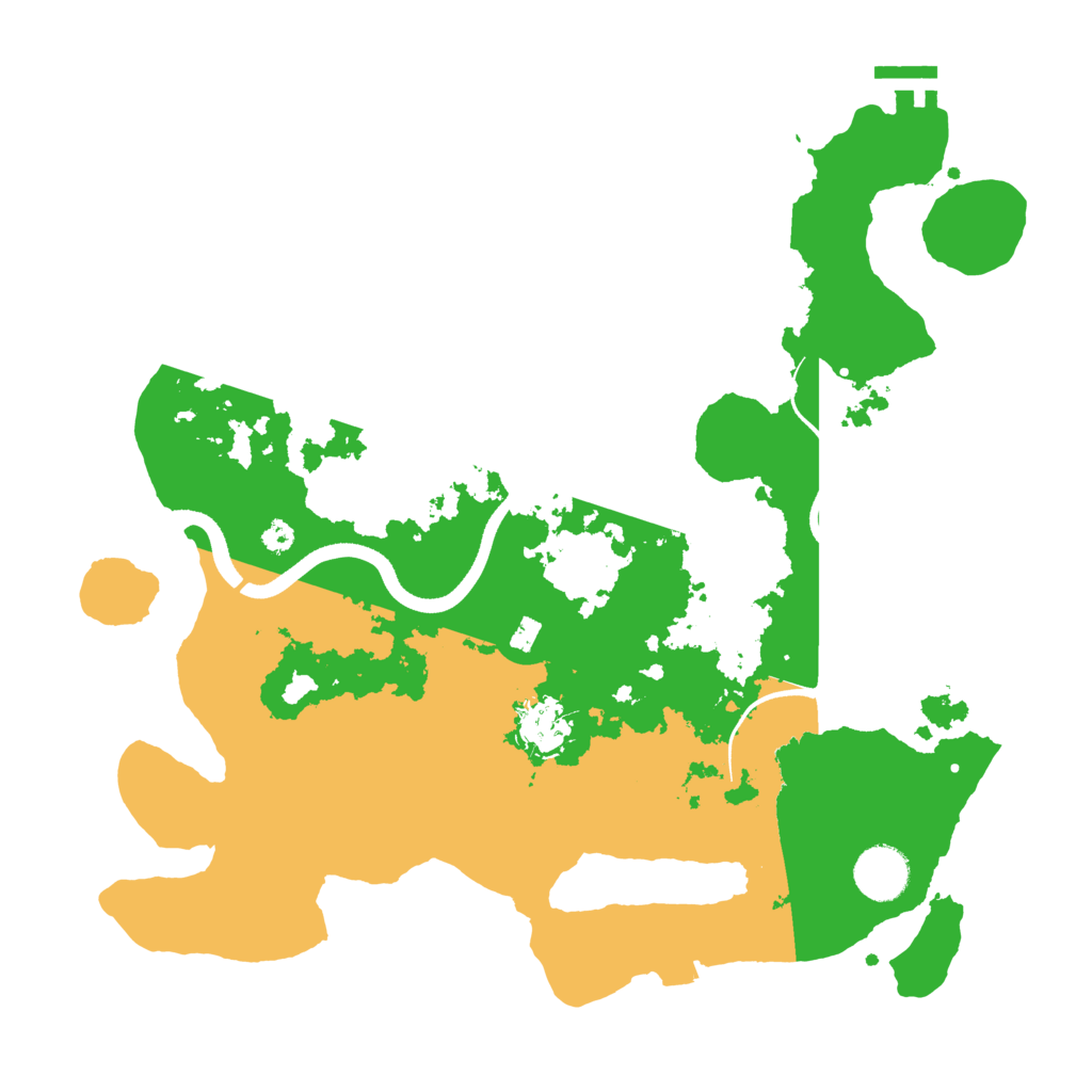 Biome Rust Map: Procedural Map, Size: 3500, Seed: 1604669490