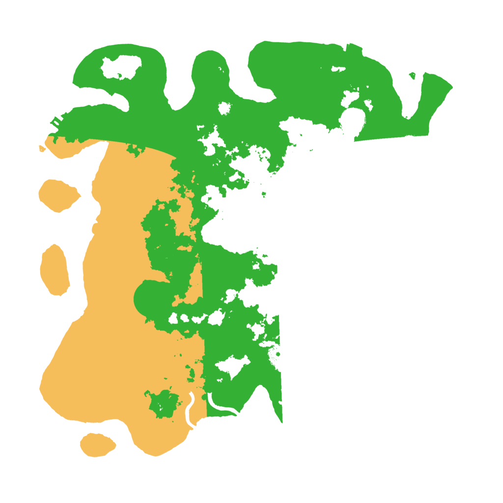 Biome Rust Map: Procedural Map, Size: 3600, Seed: 1097589