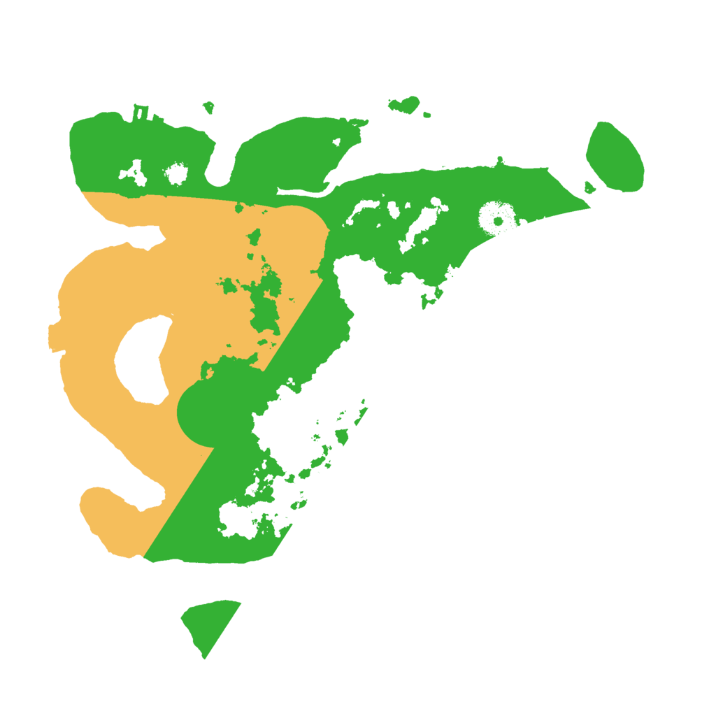 Biome Rust Map: Procedural Map, Size: 3000, Seed: 1842936454