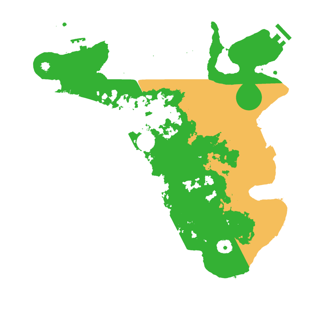 Biome Rust Map: Procedural Map, Size: 3250, Seed: 868126021