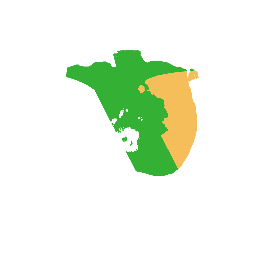 Biome Rust Map: Procedural Map, Size: 1100, Seed: 431245