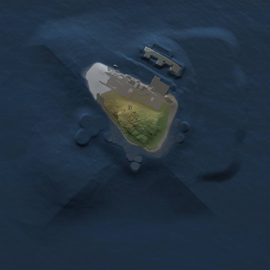 Rust Map: Procedural Map, Size: 1000, Seed: 933059544, 2 Monuments