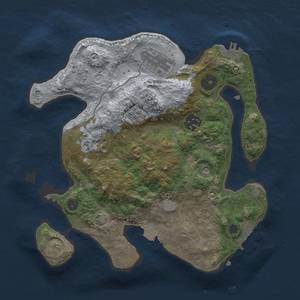 Thumbnail Rust Map: Procedural Map, Size: 2800, Seed: 991822156, 12 Monuments