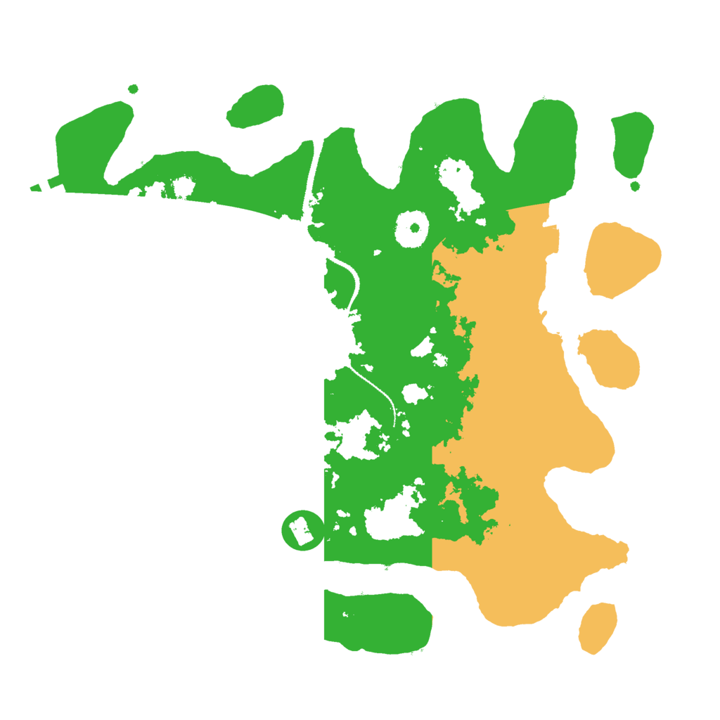Biome Rust Map: Procedural Map, Size: 3000, Seed: 2073559724