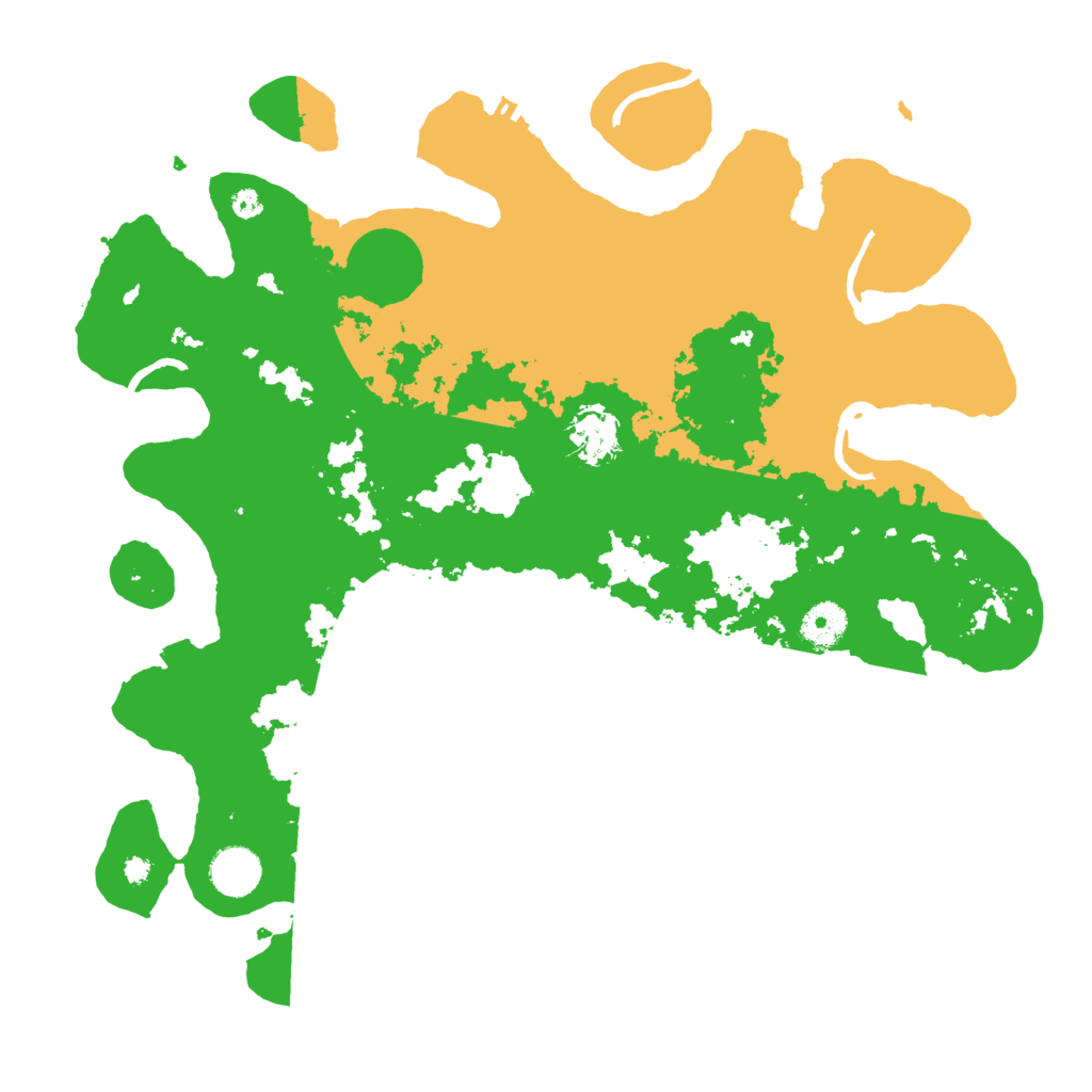 Biome Rust Map: Procedural Map, Size: 3800, Seed: 21381