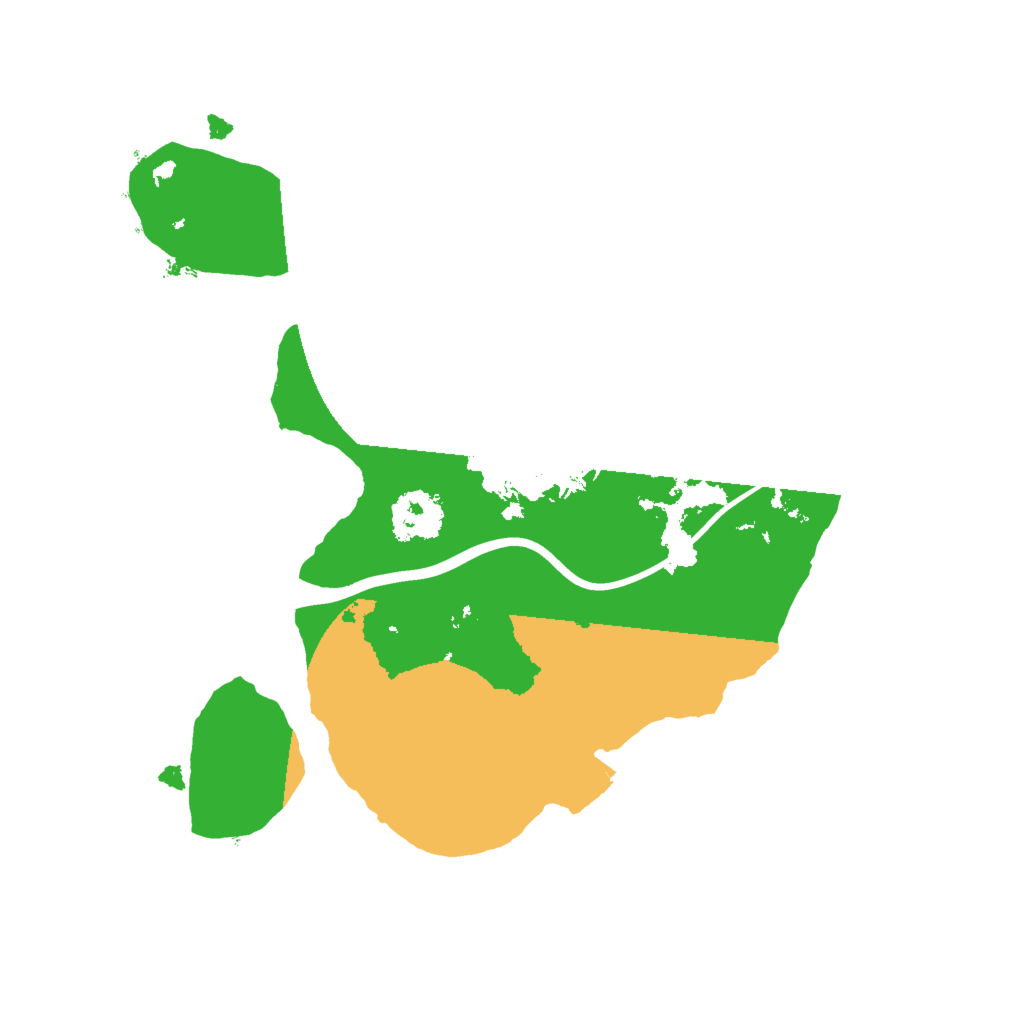 Biome Rust Map: Procedural Map, Size: 2000, Seed: 2024876