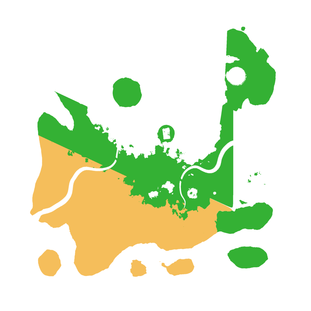 Biome Rust Map: Procedural Map, Size: 3000, Seed: 84370581