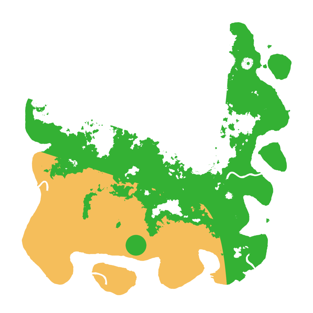 Biome Rust Map: Procedural Map, Size: 4000, Seed: 5265652