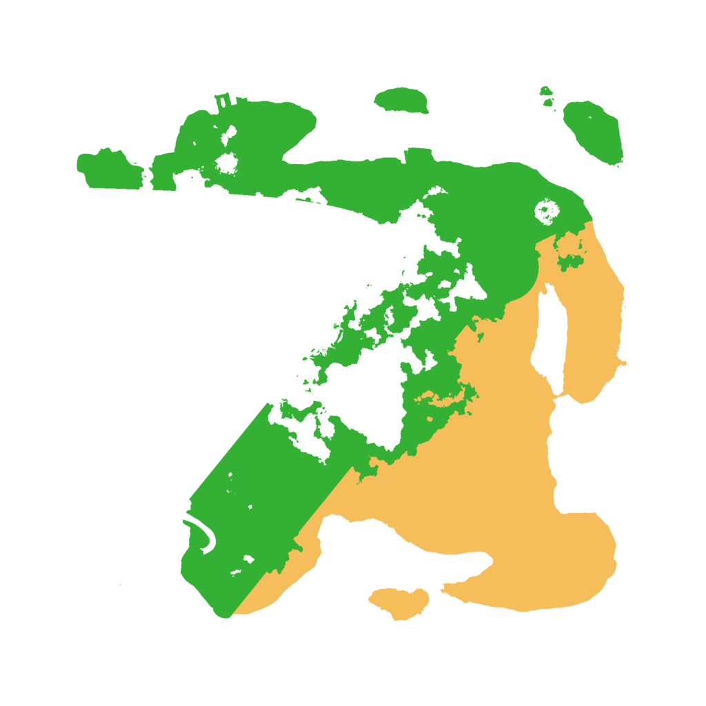 Biome Rust Map: Procedural Map, Size: 3000, Seed: 9041376