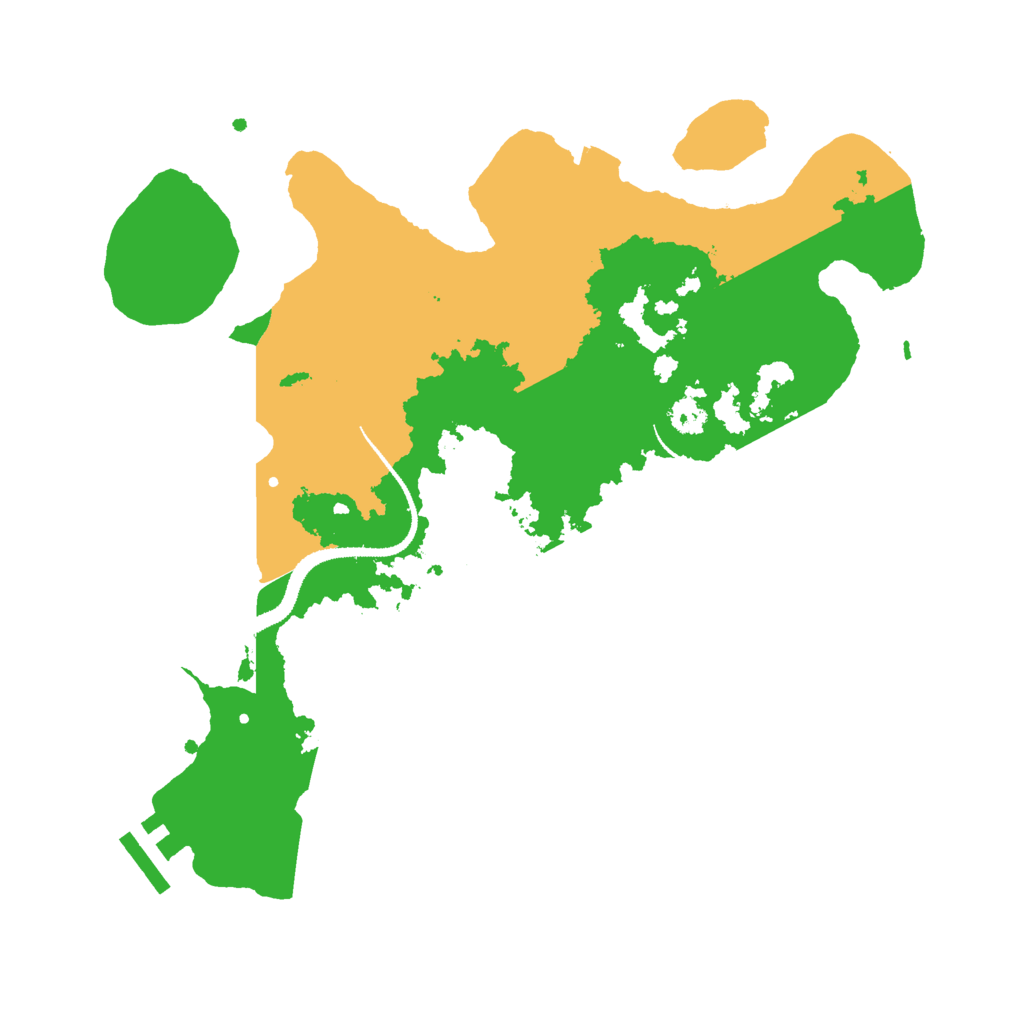 Biome Rust Map: Procedural Map, Size: 3000, Seed: 8235794