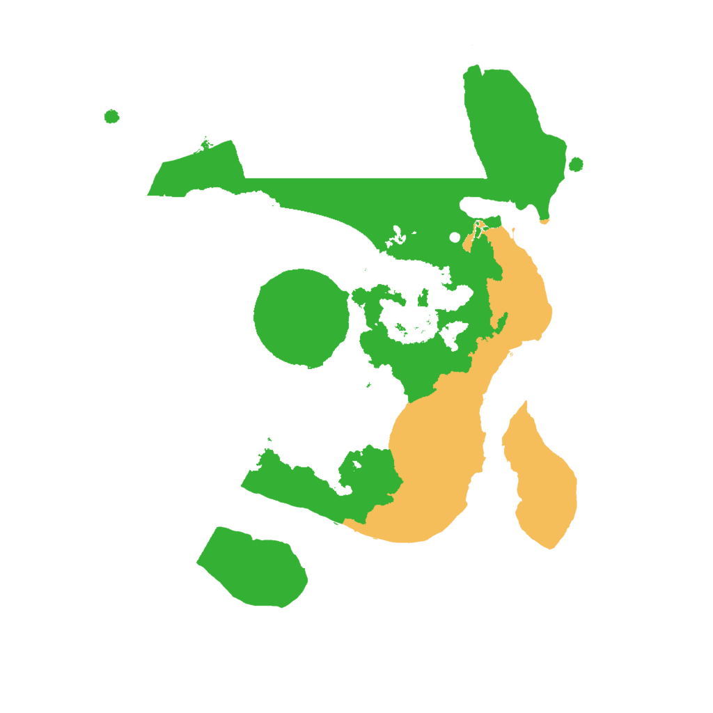 Biome Rust Map: Procedural Map, Size: 2000, Seed: 124345