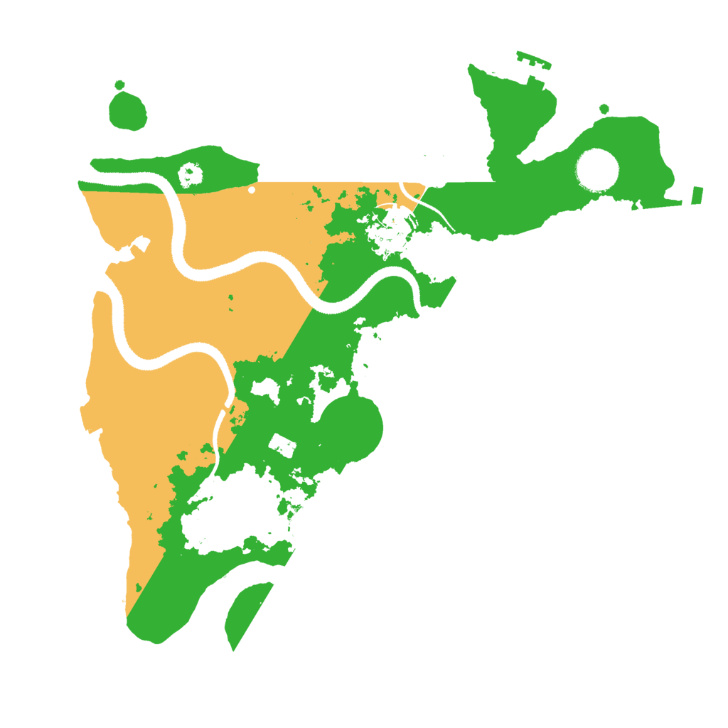 Biome Rust Map: Procedural Map, Size: 3000, Seed: 697410523