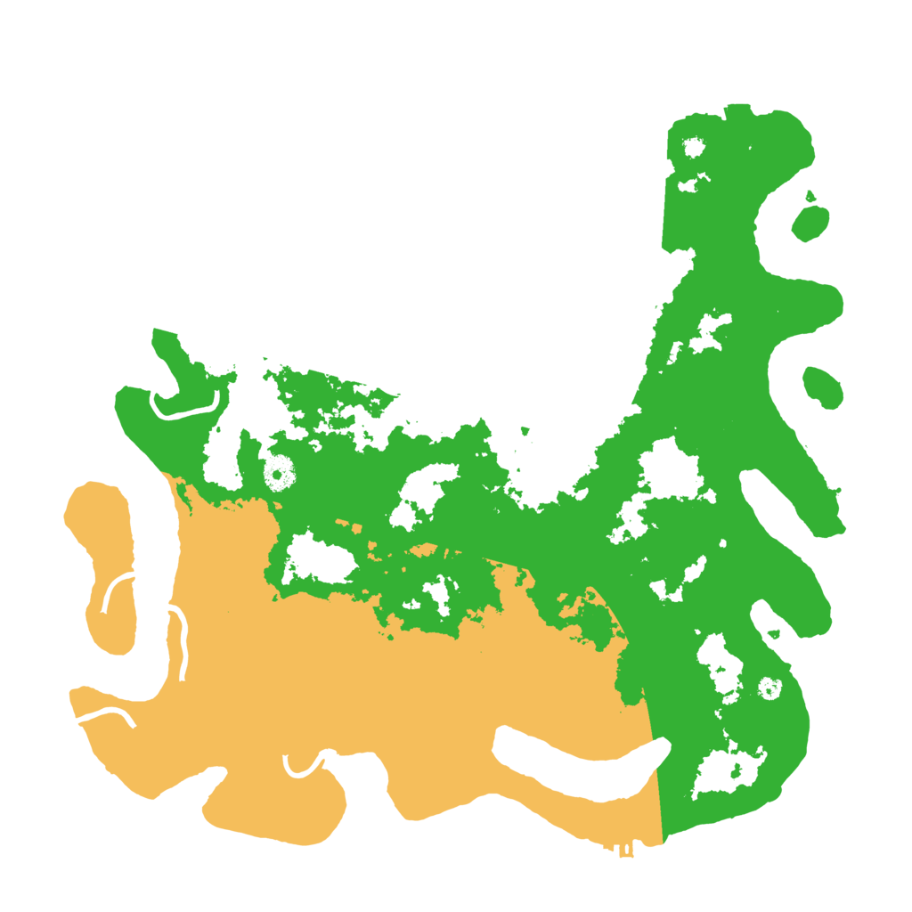 Biome Rust Map: Procedural Map, Size: 4000, Seed: 1070505105