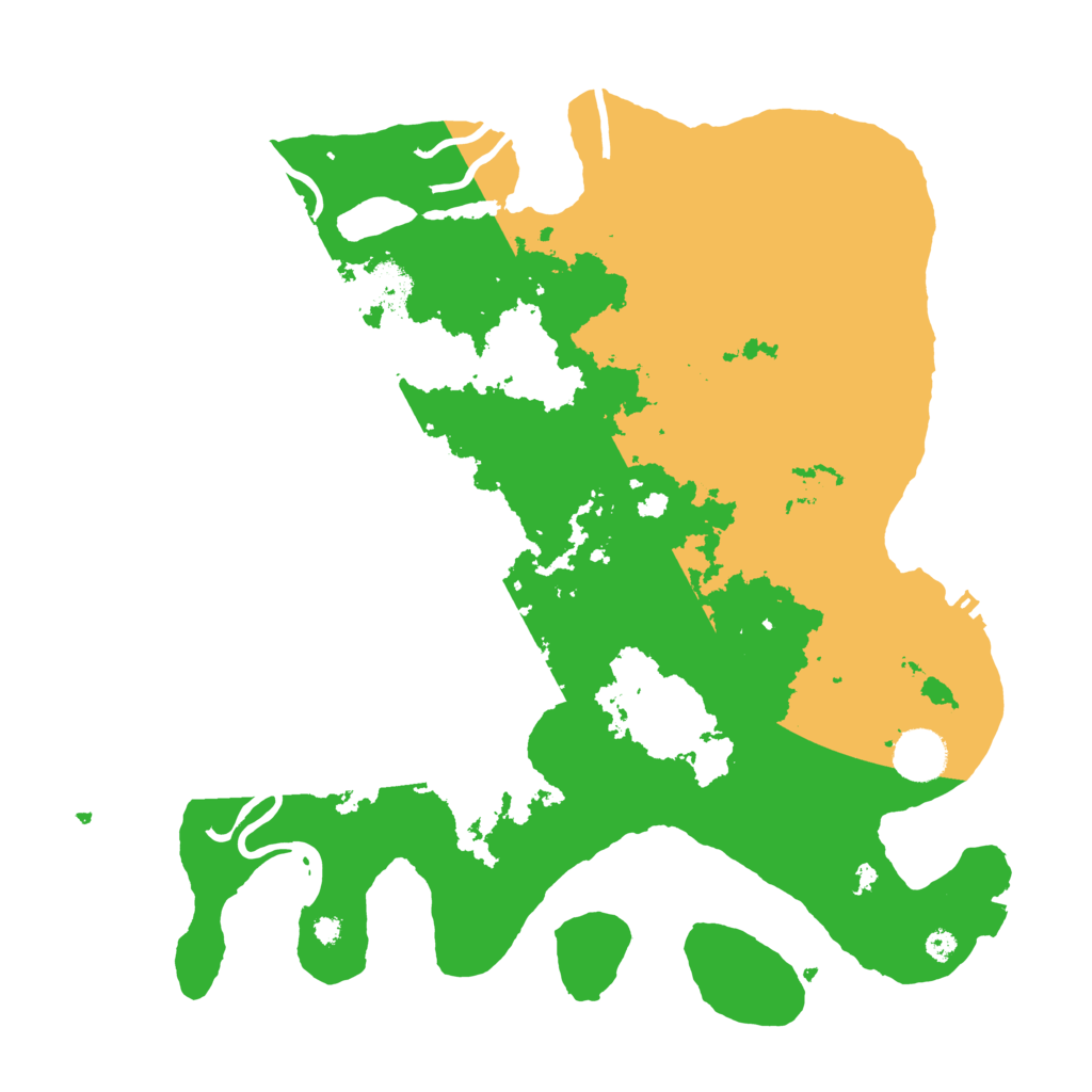 Biome Rust Map: Procedural Map, Size: 3700, Seed: 1300728154