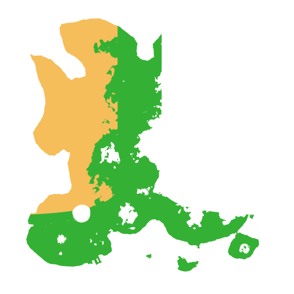 Biome Rust Map: Procedural Map, Size: 3000, Seed: 1048646604