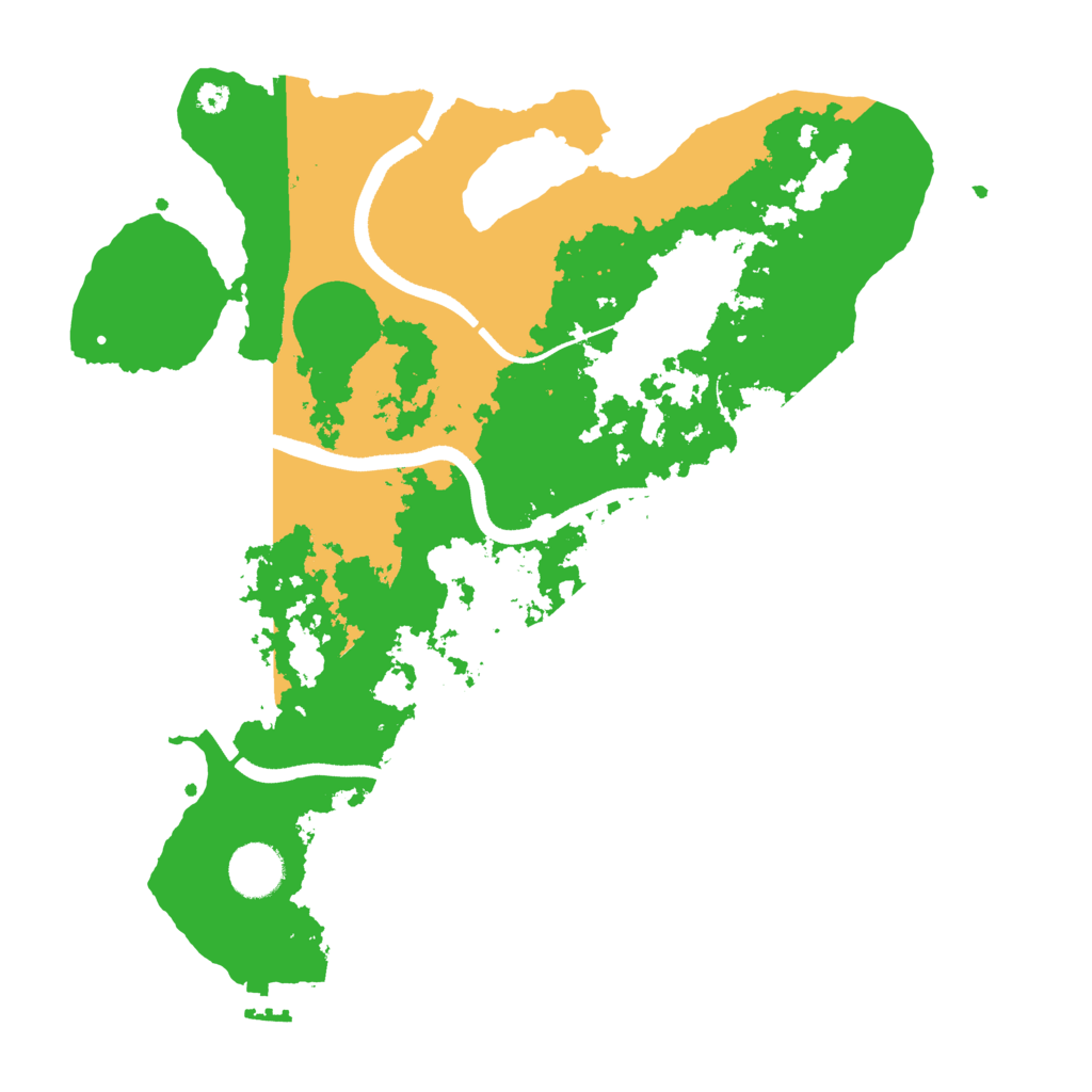 Biome Rust Map: Procedural Map, Size: 3500, Seed: 2049350914