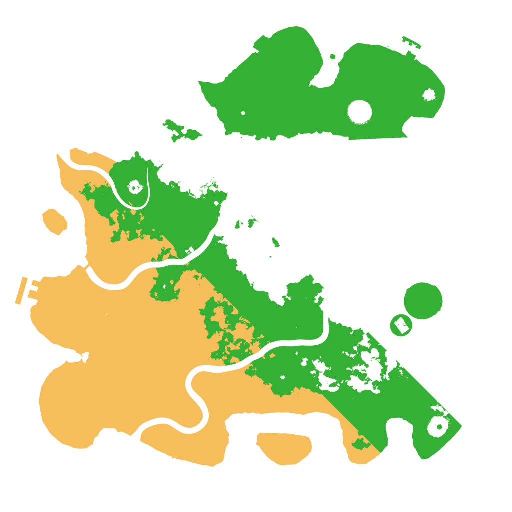 Biome Rust Map: Procedural Map, Size: 3750, Seed: 54052029
